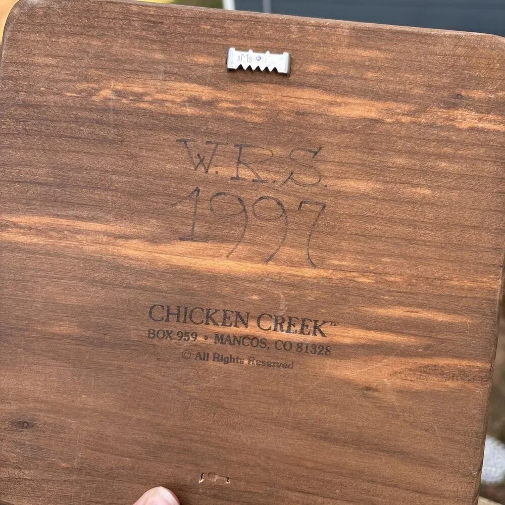 Vintage, Hand-Carved Relief Angel Plaque created by Chicken Creek Carvers